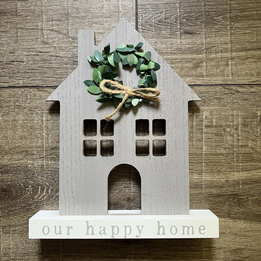 Rustic Farmhouse Wooden House Decor 